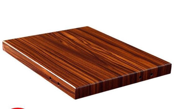 Veneer en aluminium en marbre à grains de bois personnalisable pour une architecture personnalisée