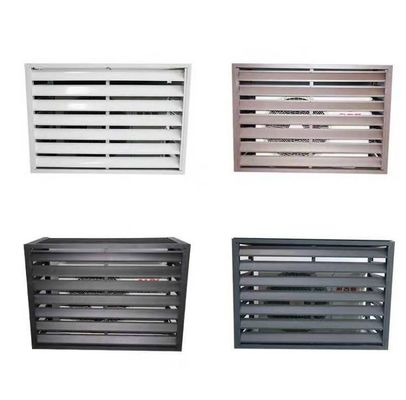 Épaisseur personnalisée climatiseur capot extérieur placage d'aluminium pour et design moderne