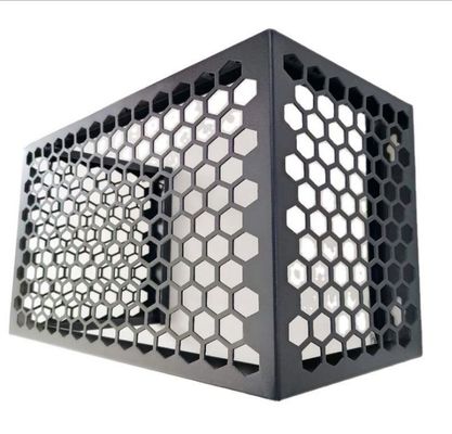 Design moderne facile d'installation revêtement en poudre climatiseur capot extérieur placage en aluminium