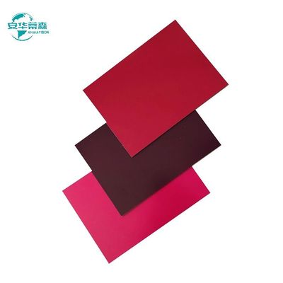 Panneau composite d'aluminium en PE ACP pour murs extérieurs 1220 mm x 2440 mm