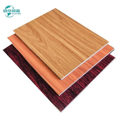 2 mm 3 mm Acp feuille de bois finition extérieure revêtement murale résistance aux intempéries