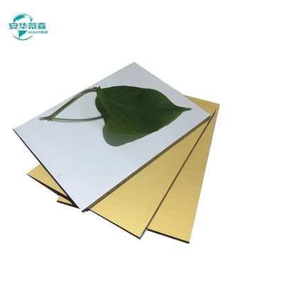 Miroir ACP revêtu de revêtement PVDF de 4 mm certifié CE pour la décoration intérieure