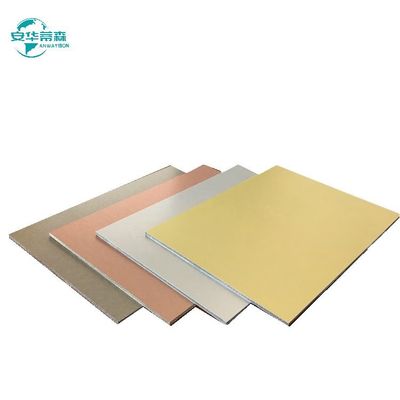 5 mm B1 Brossé ACP revêtement extérieur ignifuge Pour revêtement mural extérieur