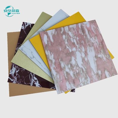 Panneau composite en aluminium ACP en marbre recyclable 6 mm 5 mm